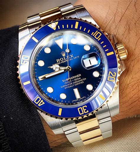 rolex bluesy on leather strap|Rolex Submariner Bluesy 116613LB .